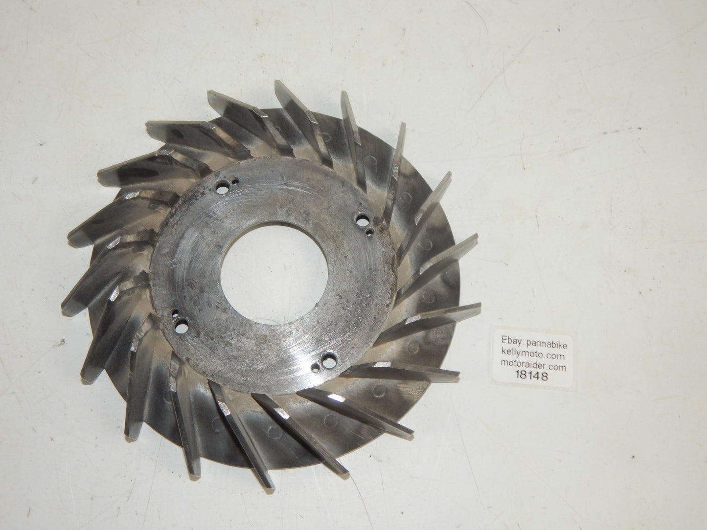 1951 VINTAGE VESPA PIAGGIO 125 V32M MOTOR ENGINE COOLING FAN FLYWHEEL SCOOTER - MotoRaider