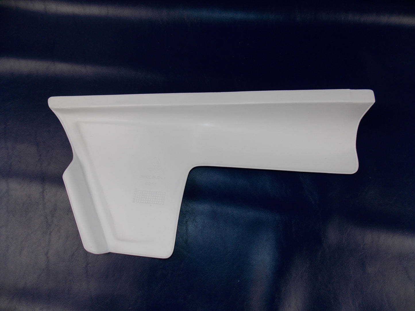 1 PAIR 1980-82 KTM GS/MX/RV 125-250-350-390-420-495 FRAME SIDE PANEL PLATE WHITE - MotoRaider