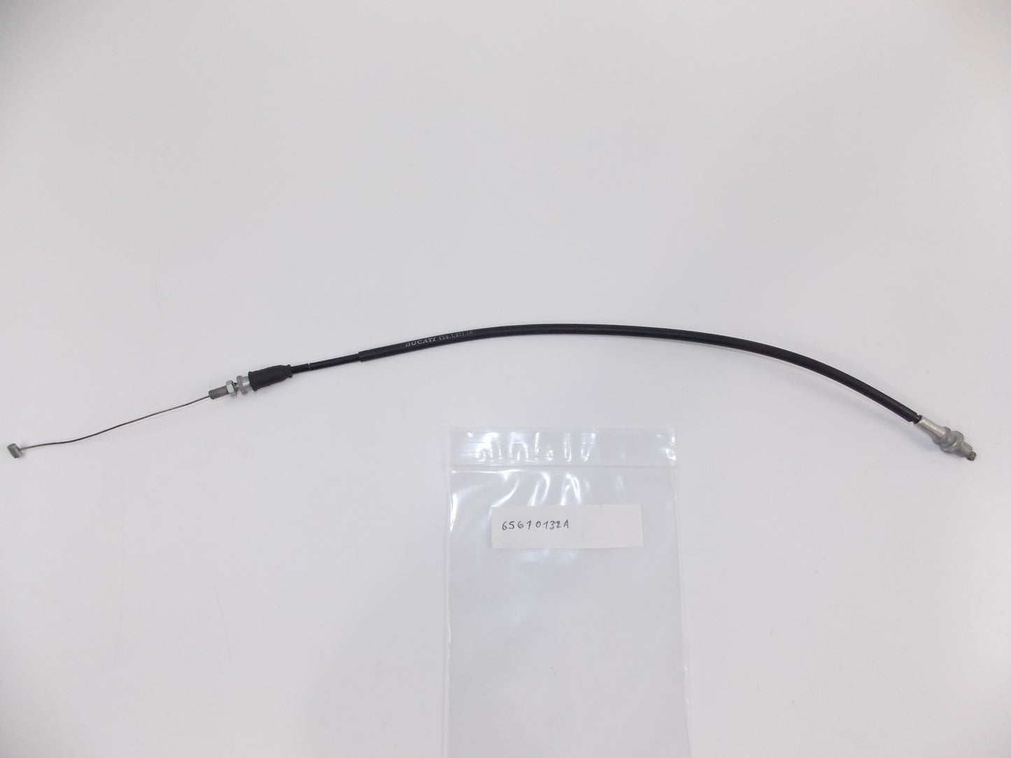NOS OEM 1997 DUCATI 600 THROTTLE CONTROL CLOSING CABLE 65610132A - MotoRaider