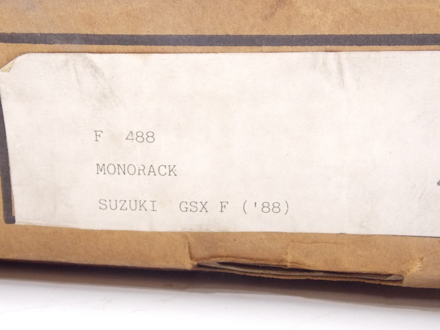 NOS GIVI LUGGAGE CARRIER PLATE MOUNTING BRACKET SUZUKI 1988 GSX 600 F ART F 488 - MotoRaider