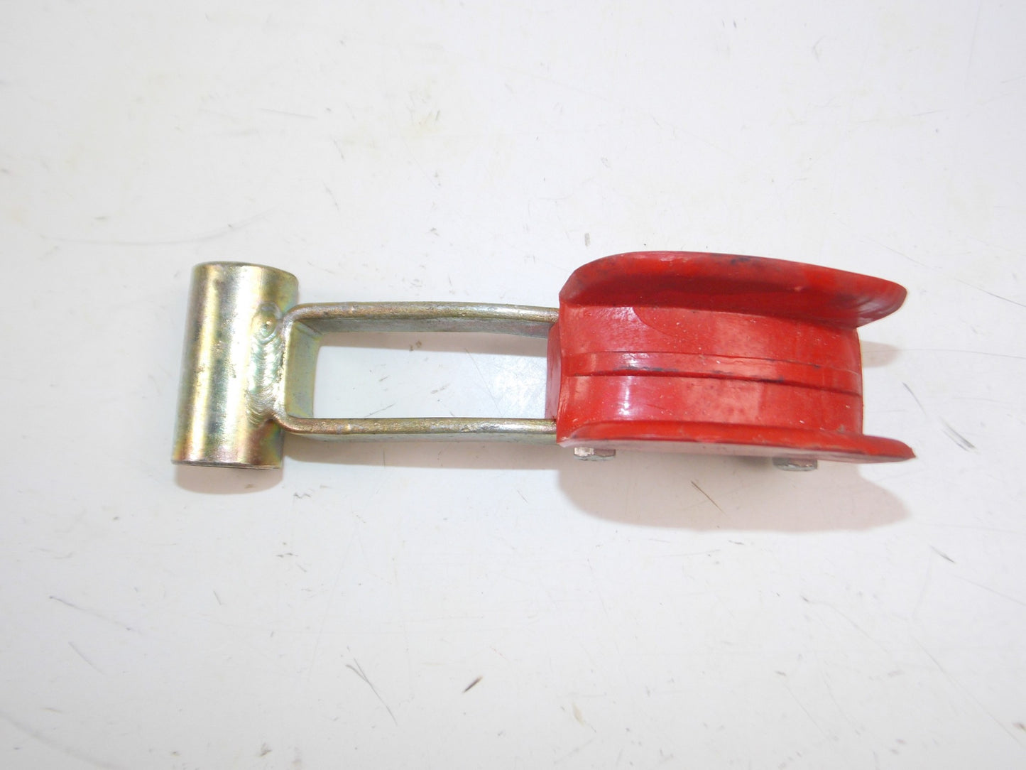 VINTAGE ENDURO CROSS CHAIN PAD TENSIONER ARM L=130mm CAGIVA BETA MAICO HUSQVARNA - MotoRaider