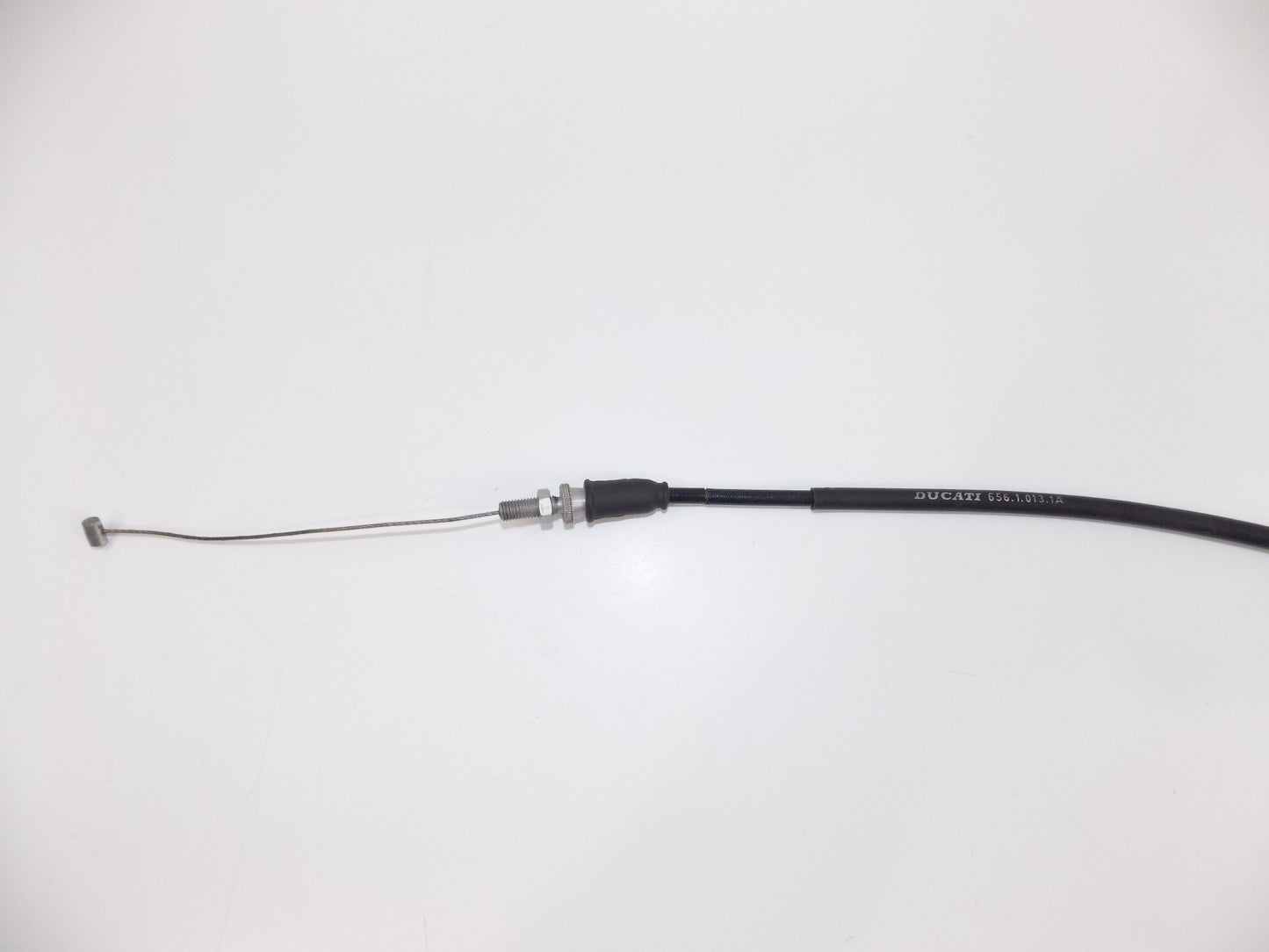 NOS OEM 1997 DUCATI 600 THROTTLE CONTROL CLOSING CABLE 65610132A - MotoRaider