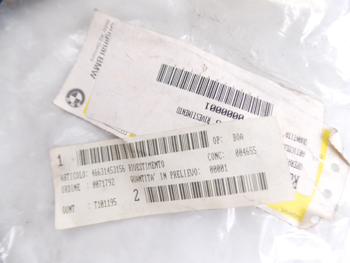 OEM BMW 1984-1987 K100 RADIATOR TRIM PANEL FAIRING PRIME COAT RIGHT 46631453156 - MotoRaider