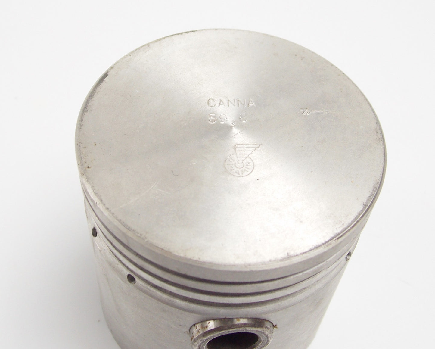 NOS DINAMIN PISTON + RINGS + PIN + CLIPS SET CPL. D. 59.6 mm MORINI 150 CORSARO - MotoRaider