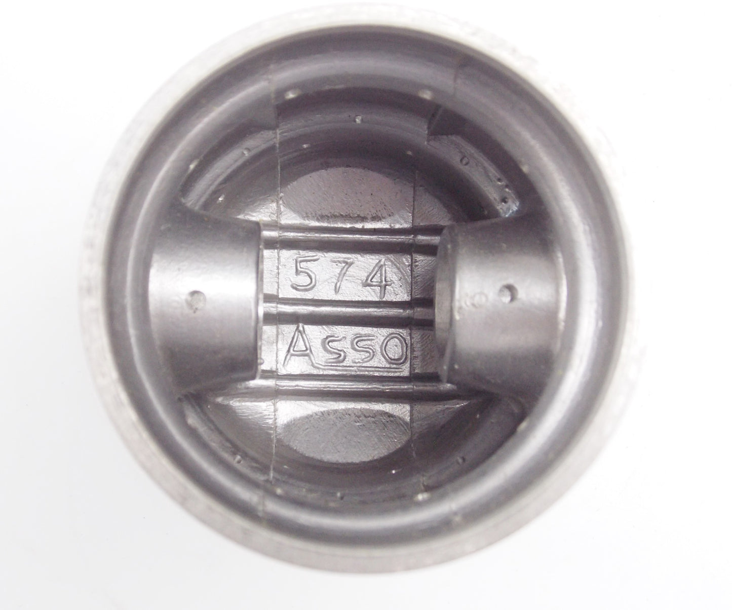 NOS ASSO WERKE PISTON + RINGS + CLIP DIAMETER 65.6 mm STROKE MOTOR ENGINE - MotoRaider