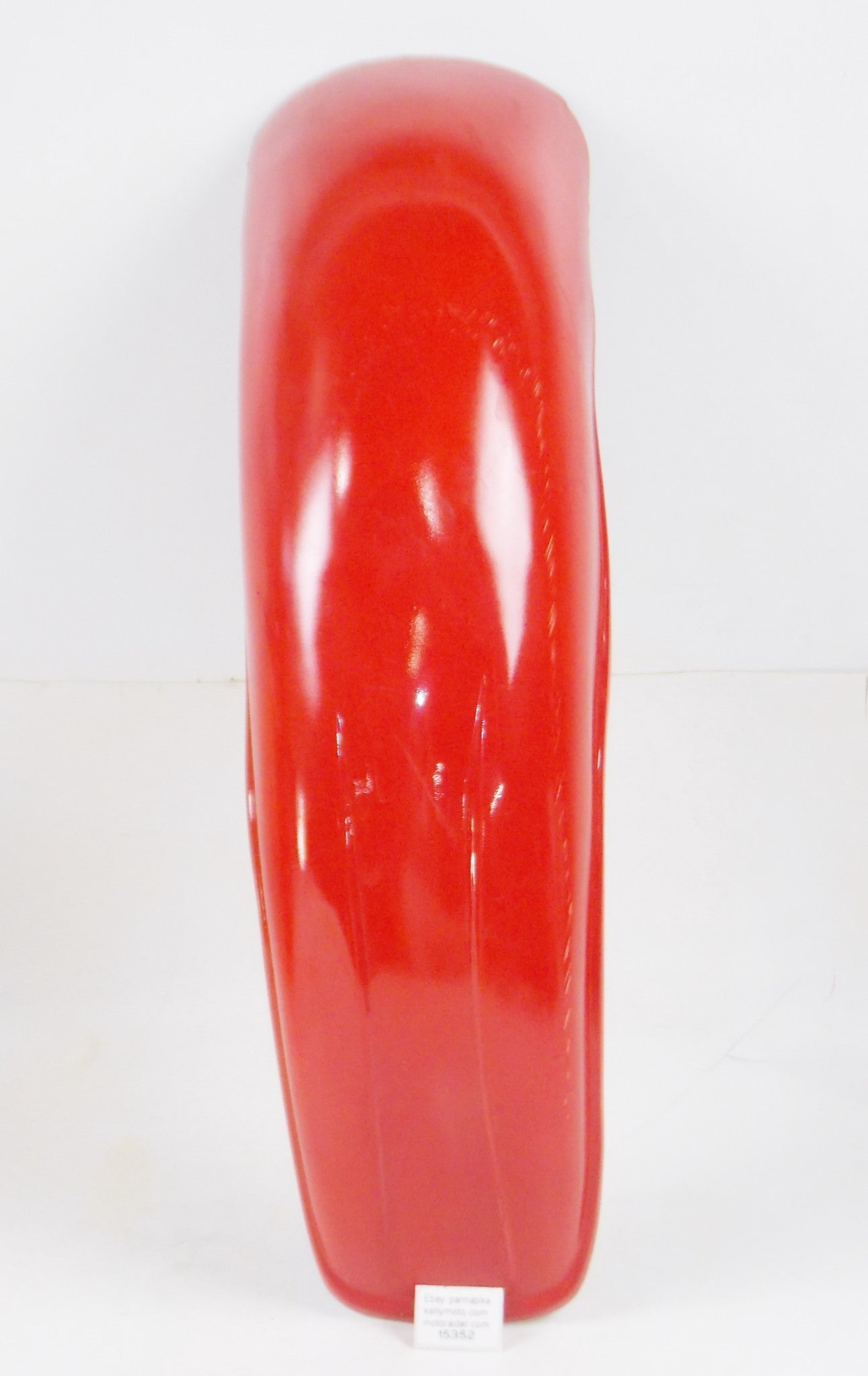 VINTAGE MOTORCYCLE M.ROBERT 352 RED MOTOCROSS REAR FENDER L=26" W=7" - MotoRaider