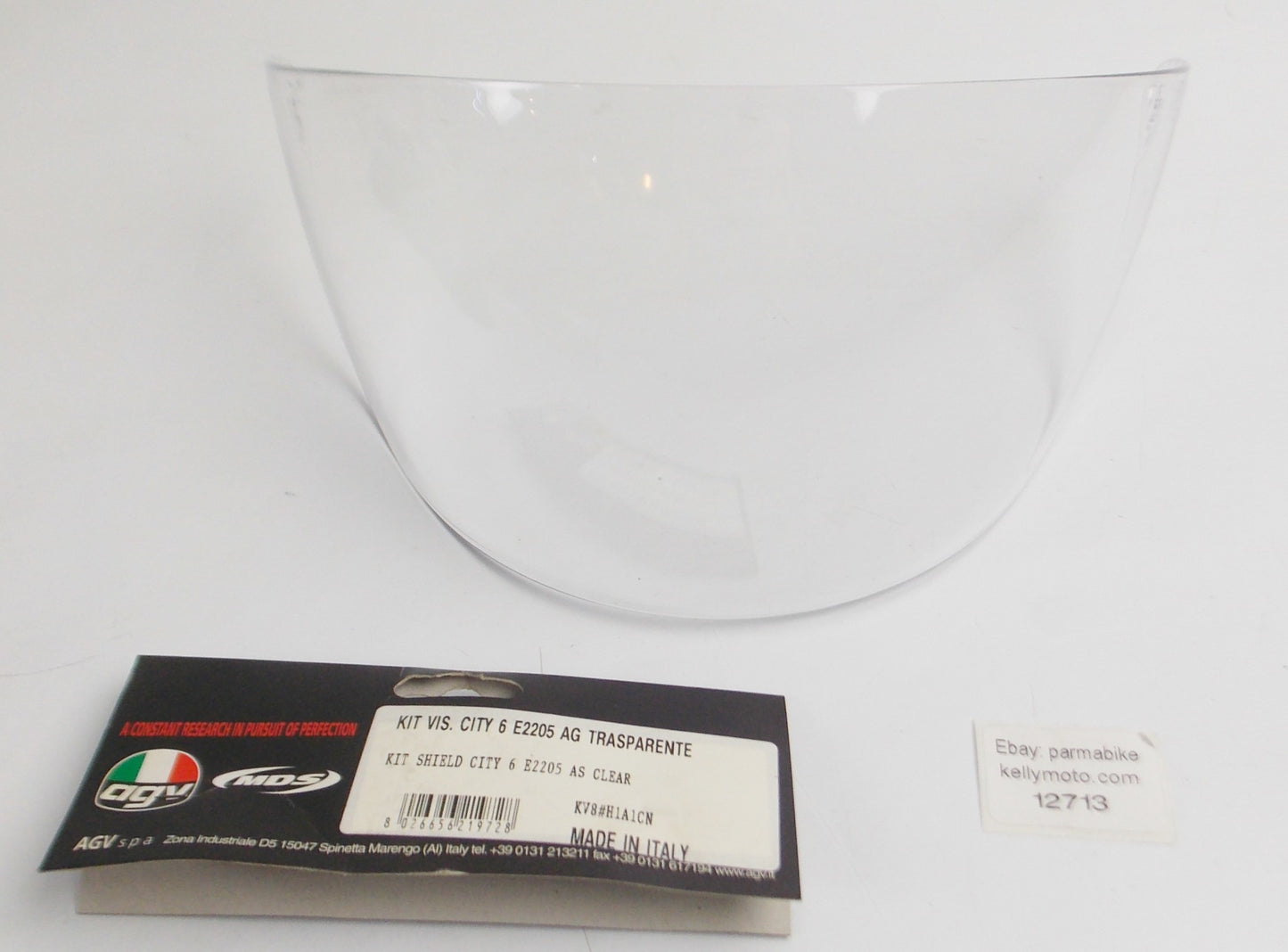 AGV CITY 6 E2205 AG HELMET VISOR CLEAR SCREEN SHIELD MOTORCYCLE SCOOTER - MotoRaider