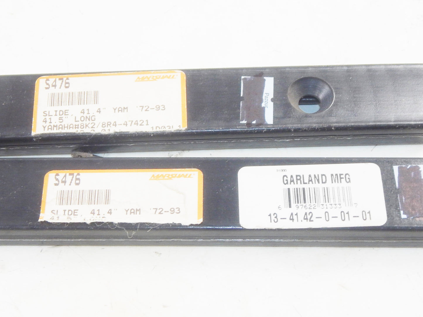 MARSHAL S476 YAMAHA 1980 SS440D TRACK SUSPENSION RUNNER SLIDE L=41.5" SNOWMOBILE - MotoRaider