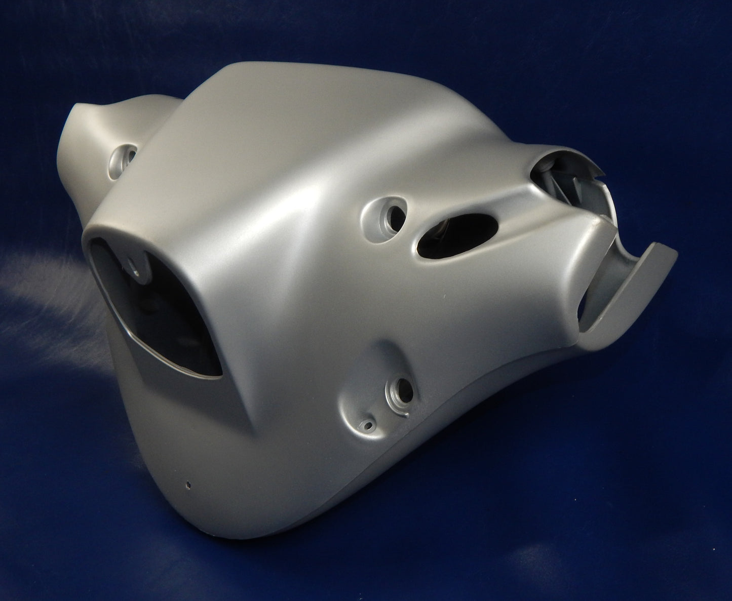 OEM MALAGUTI SCOOTER F15 HANDLEBAR COVER SET MATTE SILVER 071.263.88 07126388 - MotoRaider