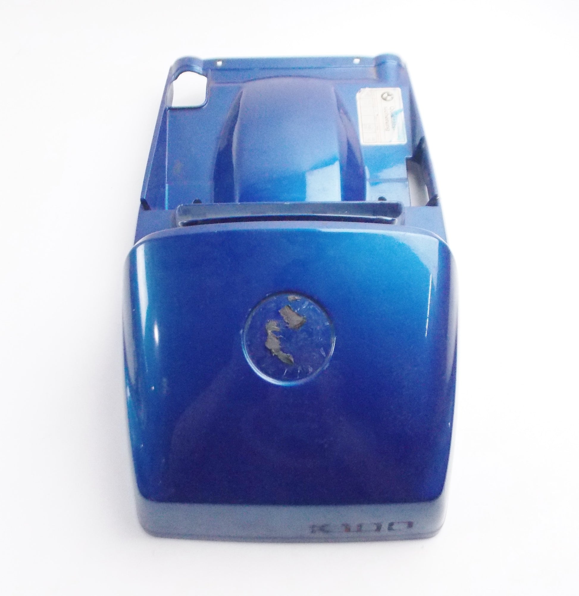 OEM BMW K100RS K100 RS (K589) TAIL SECTION PART UPPER - ALASKA BLUE 52531453614 - MotoRaider