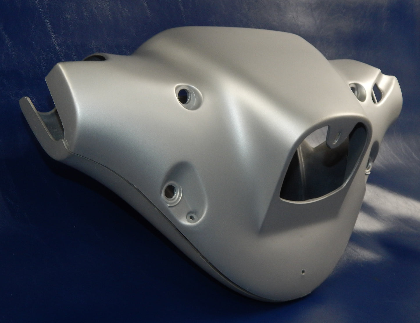 OEM MALAGUTI SCOOTER F15 HANDLEBAR COVER SET MATTE SILVER 071.263.88 07126388 - MotoRaider