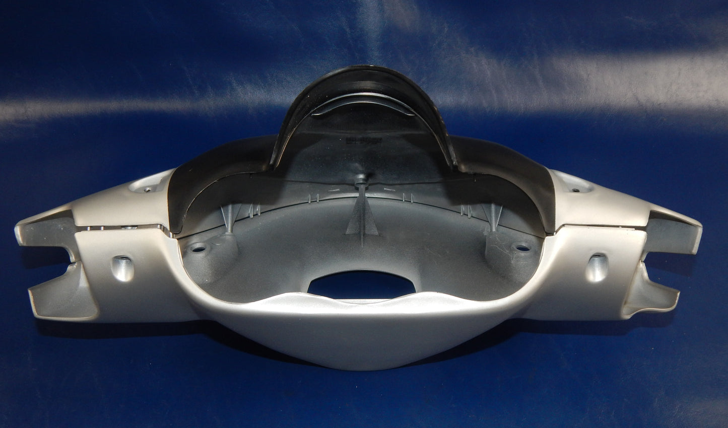 OEM MALAGUTI SCOOTER F15 HANDLEBAR COVER SET MATTE SILVER 071.263.88 07126388 - MotoRaider