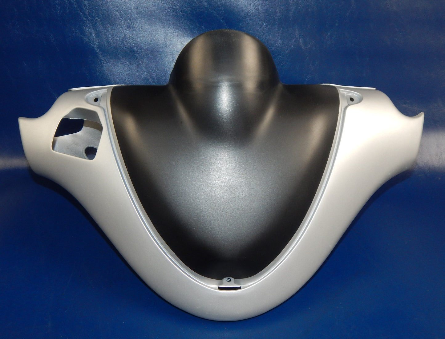 OEM MALAGUTI SCOOTER F15 HANDLEBAR COVER SET MATTE SILVER 071.263.88 07126388 - MotoRaider