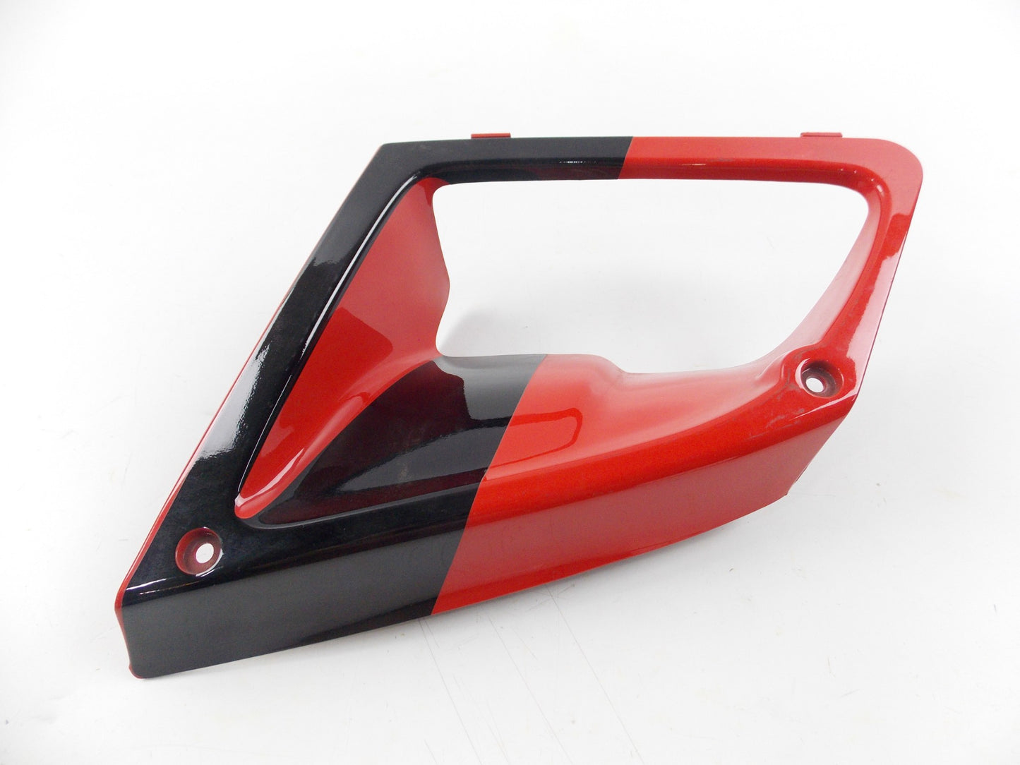 NOS OEM HONDA 64355-MV9A-000 LOWER LEFT SIDE COWL FAIRING RED BLACK CBR600 1994 - MotoRaider