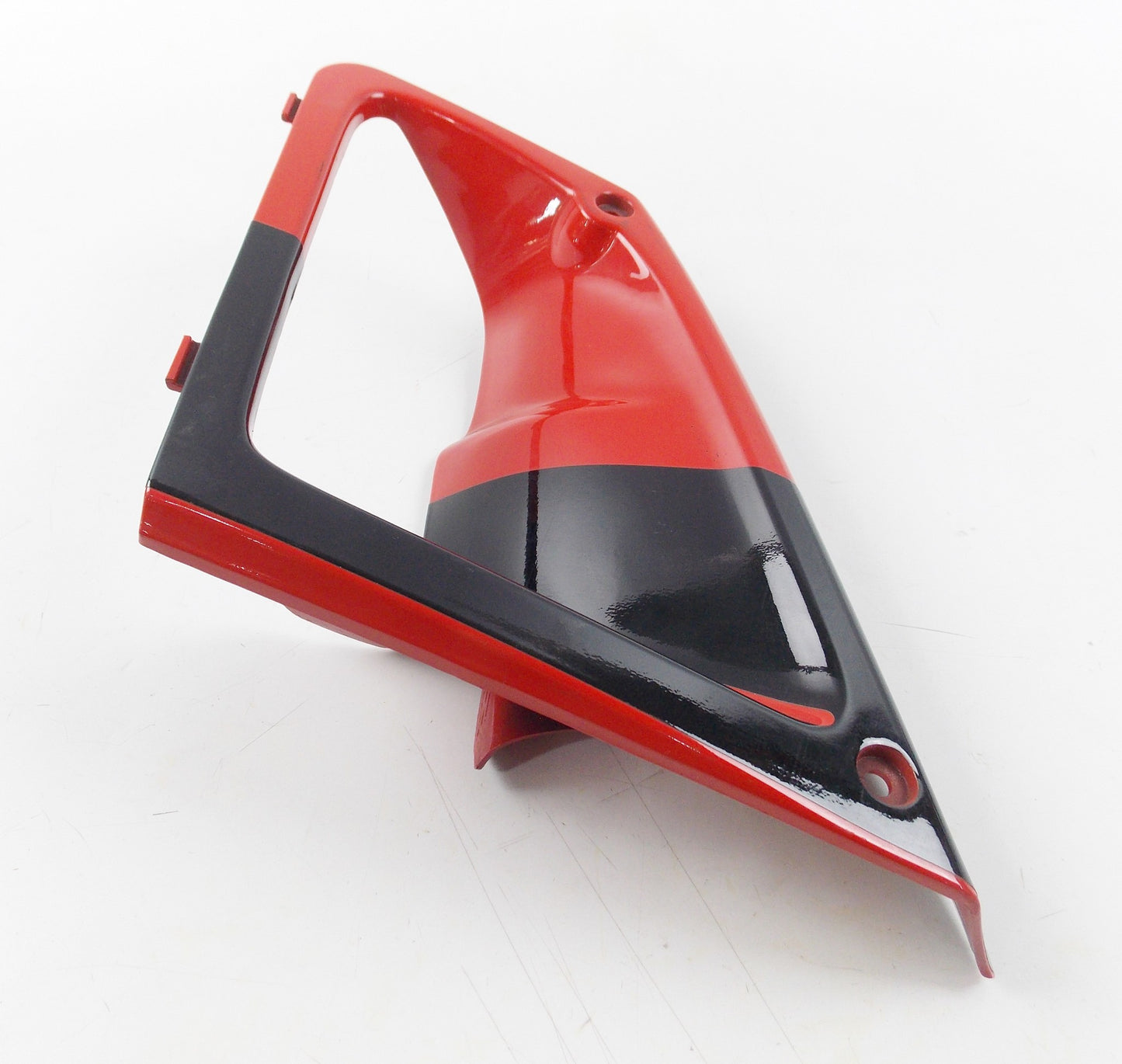 NOS OEM HONDA 64355-MV9A-000 LOWER LEFT SIDE COWL FAIRING RED BLACK CBR600 1994 - MotoRaider