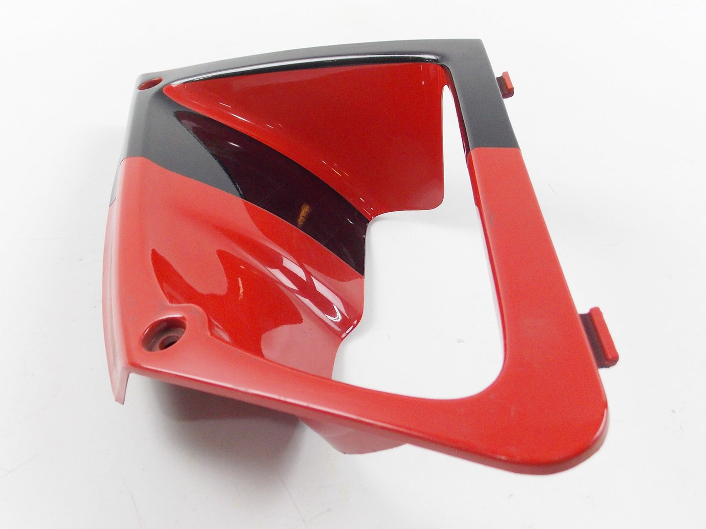 NOS OEM HONDA 64355-MV9A-000 LOWER LEFT SIDE COWL FAIRING RED BLACK CBR600 1994 - MotoRaider