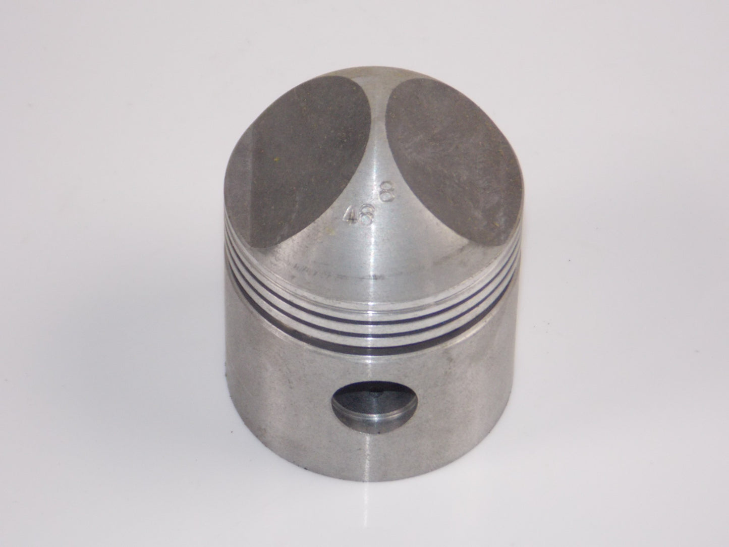 NOS DINAMIN 125 PISTON 46.8MM + 12.5MM PIN + CIRCLIP + RING VINTAGE ITALY #16238 - MotoRaider