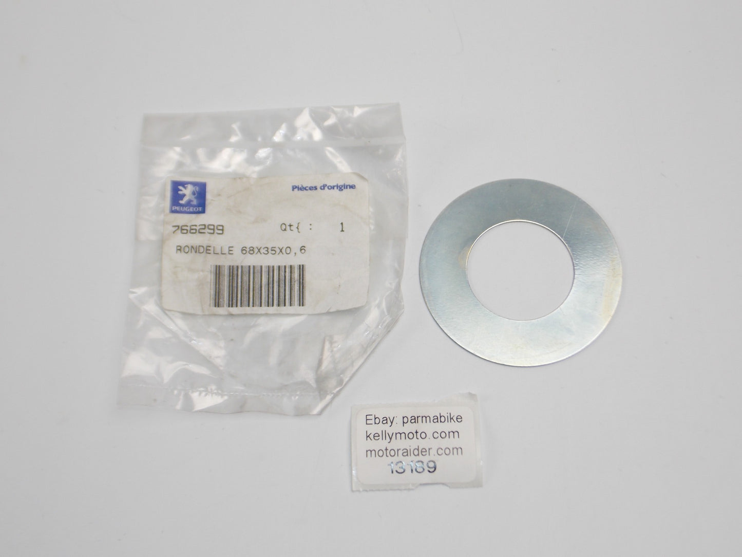 OEM PEUGEOT SAT 125/250 GEOPOLIS 250 PLAIN WASHER 68X35X0.6 | 766299 FRONT FORK - MotoRaider