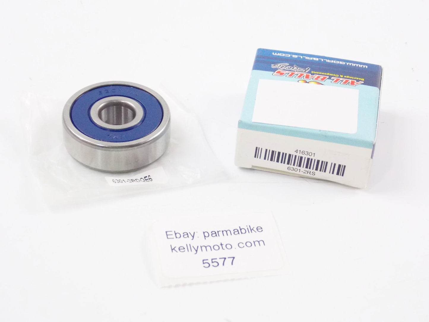ALL BALL BEARING 12x37x12 SEALED DEEP GROOVE BALL BEARING 6301-2RS|6301-2RD-QE6 - MotoRaider