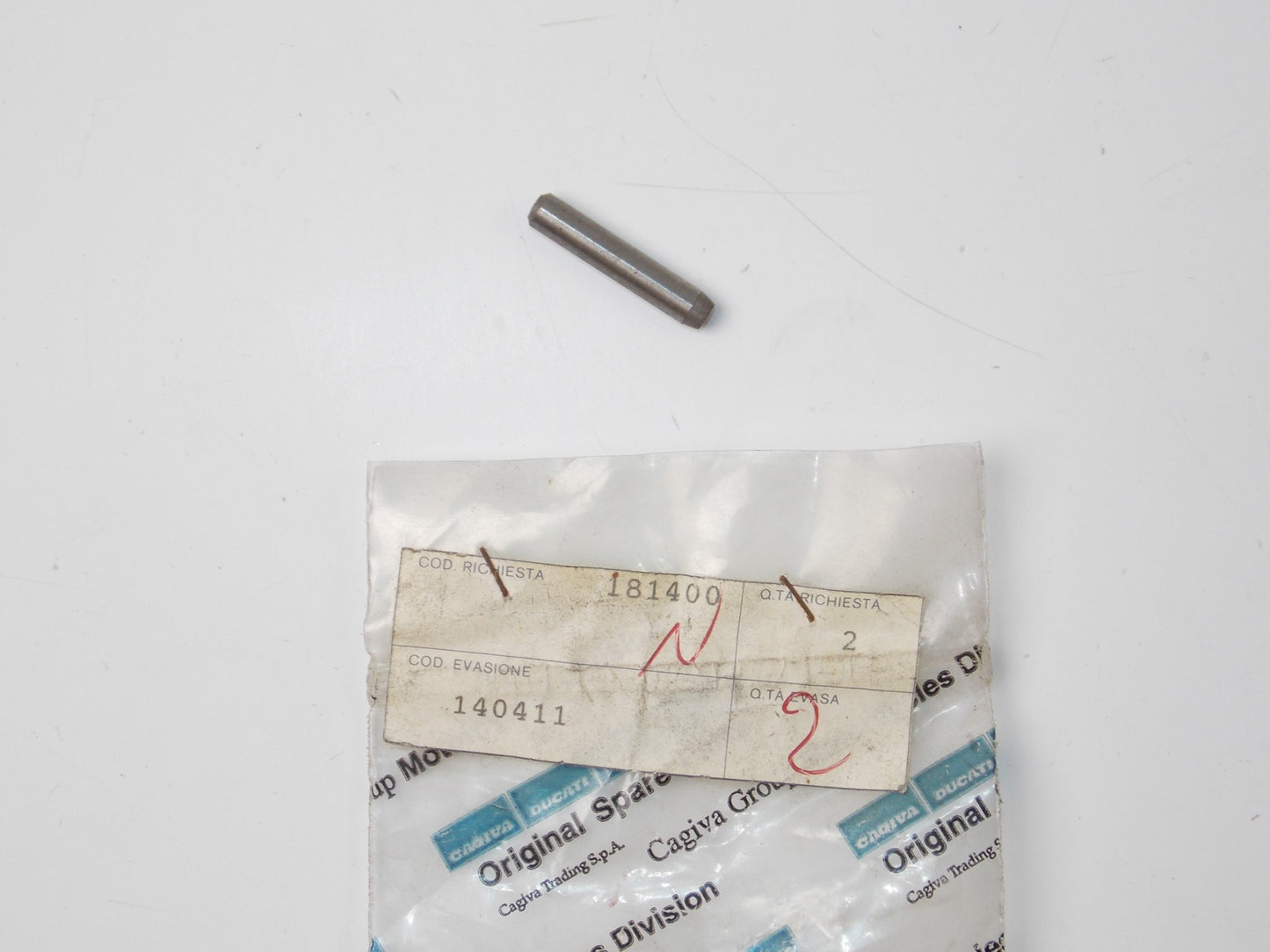 NOS OEM CAGIVA MORINI 1987 350 KANGURO / 501 CLUTCH PIN 140411 | 14.04.11 - MotoRaider