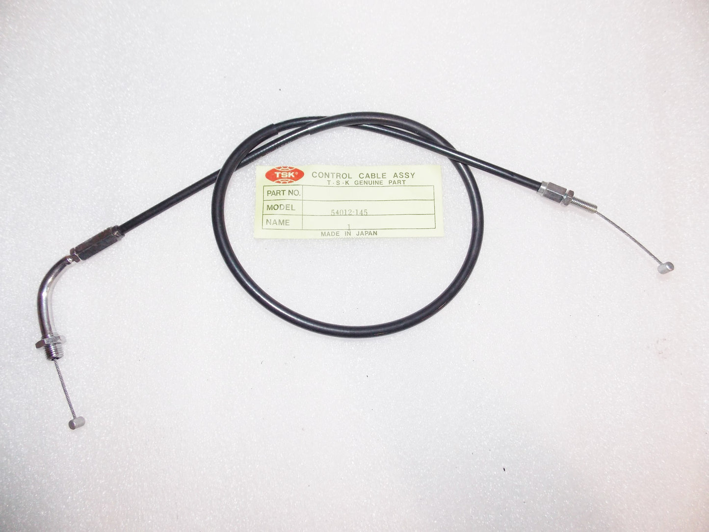 NOS TSK KAWASAKI 1978-1979 Z400 ACCELERATOR CABLE THROTTLE 54012-145 - MotoRaider