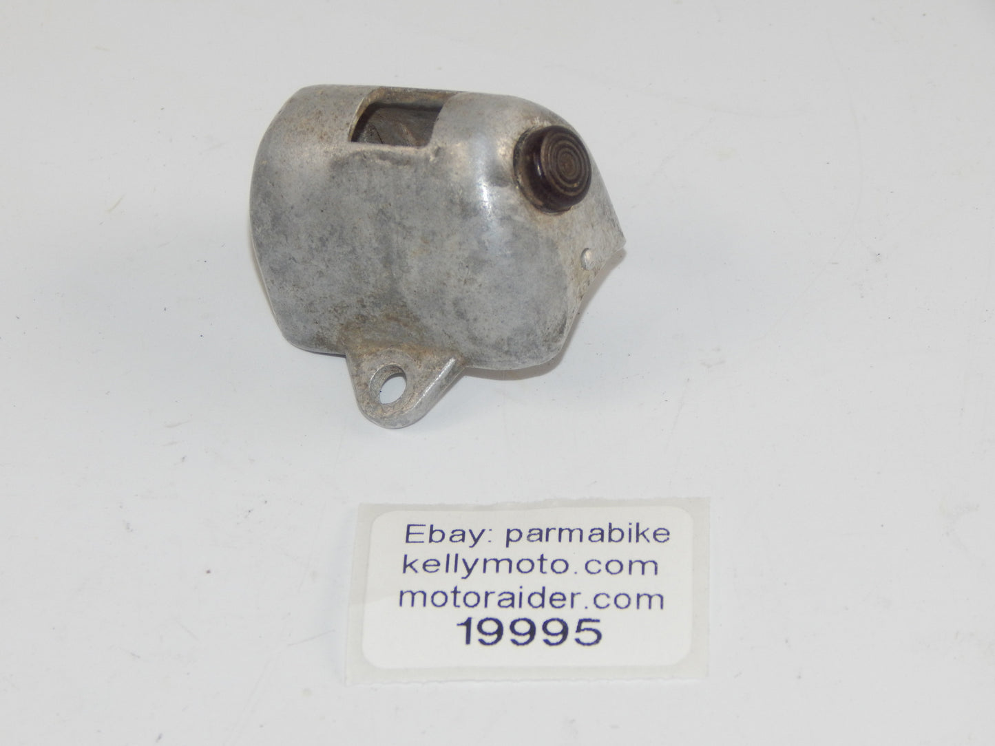 VINTAGE CZ MOTORCYCLE HANDLEBAR SWITCH COVER 1/8 F3019 ALUMINUM JAWA - MotoRaider