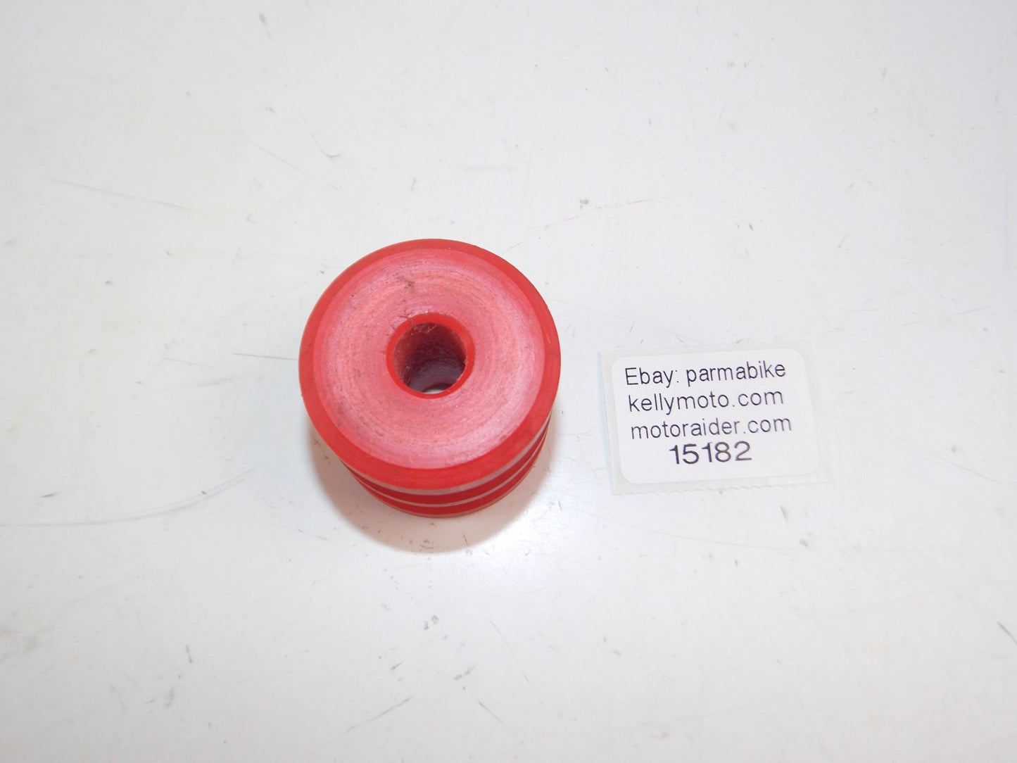 VINTAGE MOTORCYCLE CHAIN GUIDE ROLLER RED D=41mm W=37mm MOTOCROSS ENDURO STREET - MotoRaider