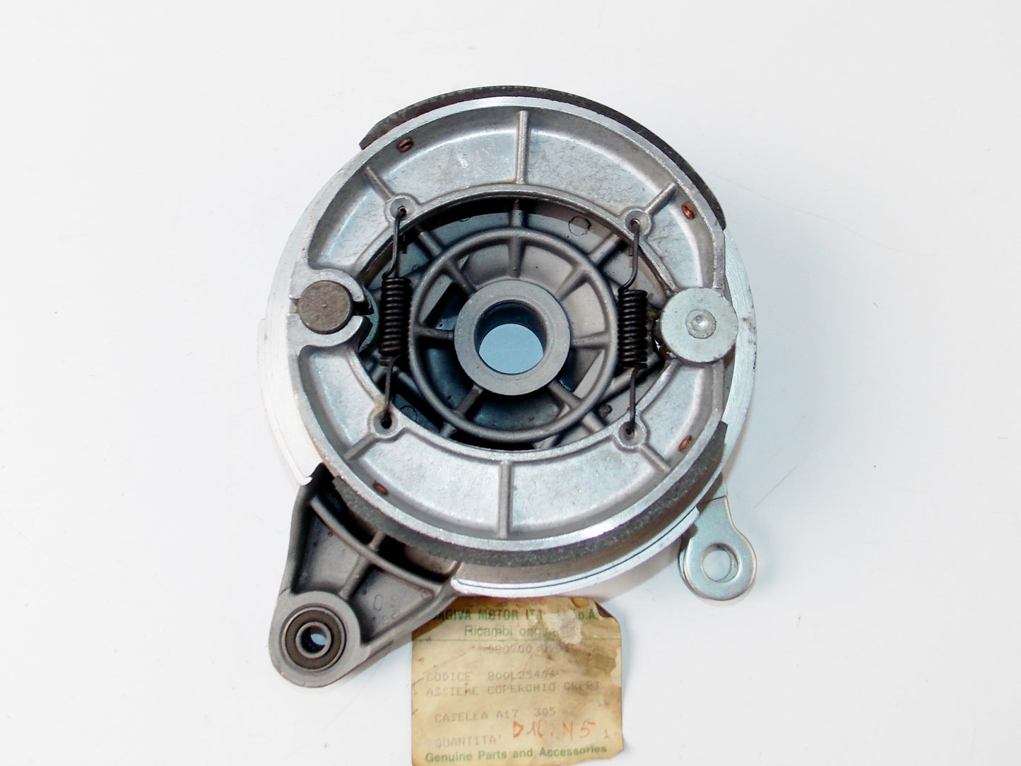 OEM CAGIVA AMF HARLEY DAVIDSON 1978 SXT/SST 125 REAR WHEEL BRAKE PLATE 800L25464 - MotoRaider