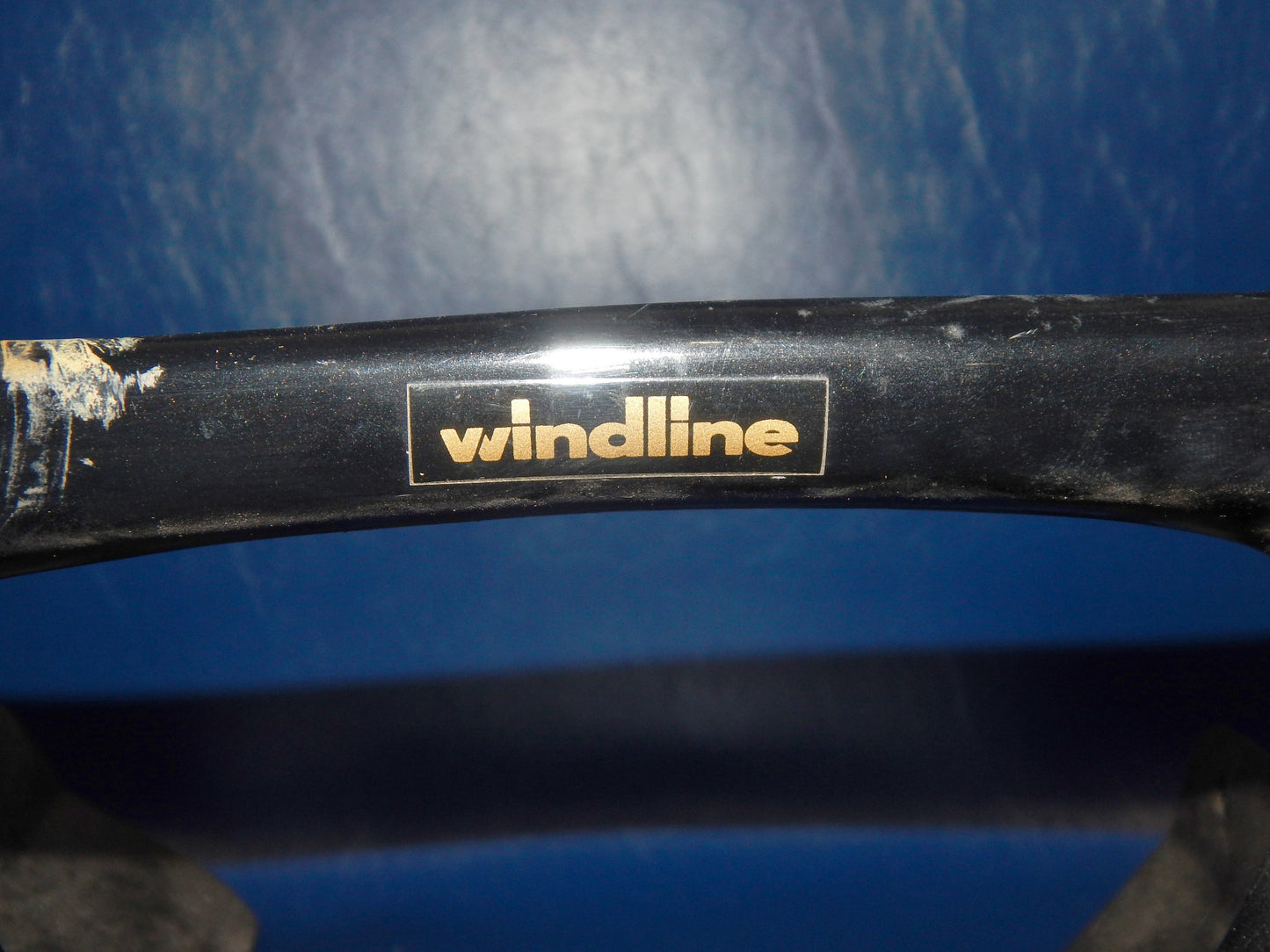 1980's SUZUKI GS GSX WINDLINE FIBERGLASS LOWER FAIRING ENGINE SPOILER CHIN BLACK - MotoRaider