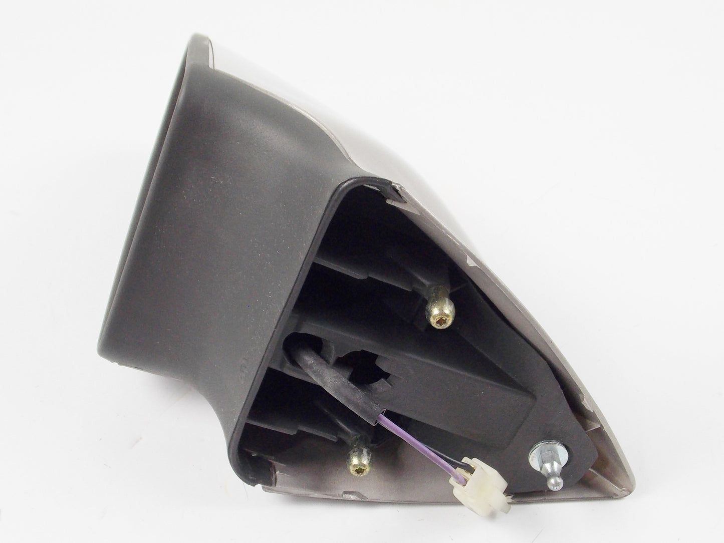 NOS OEM MALAGUTI 125 R180 LEFT REAR VIEW MIRROR INDICATOR METALIX SILVER 088.026 - MotoRaider