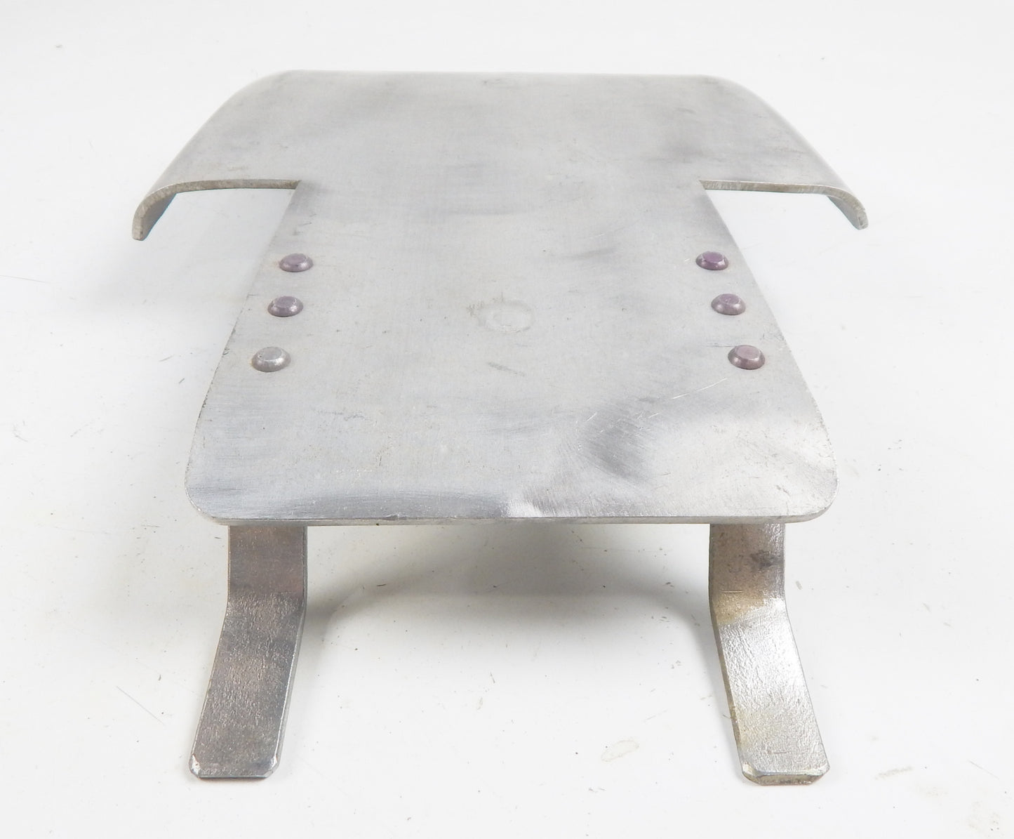 VINTAGE MOTORCYCLE ENGINE FRAME PROTECTOR SKID PLATE 14"x9.5" ENDURO MOTOCROSS - MotoRaider
