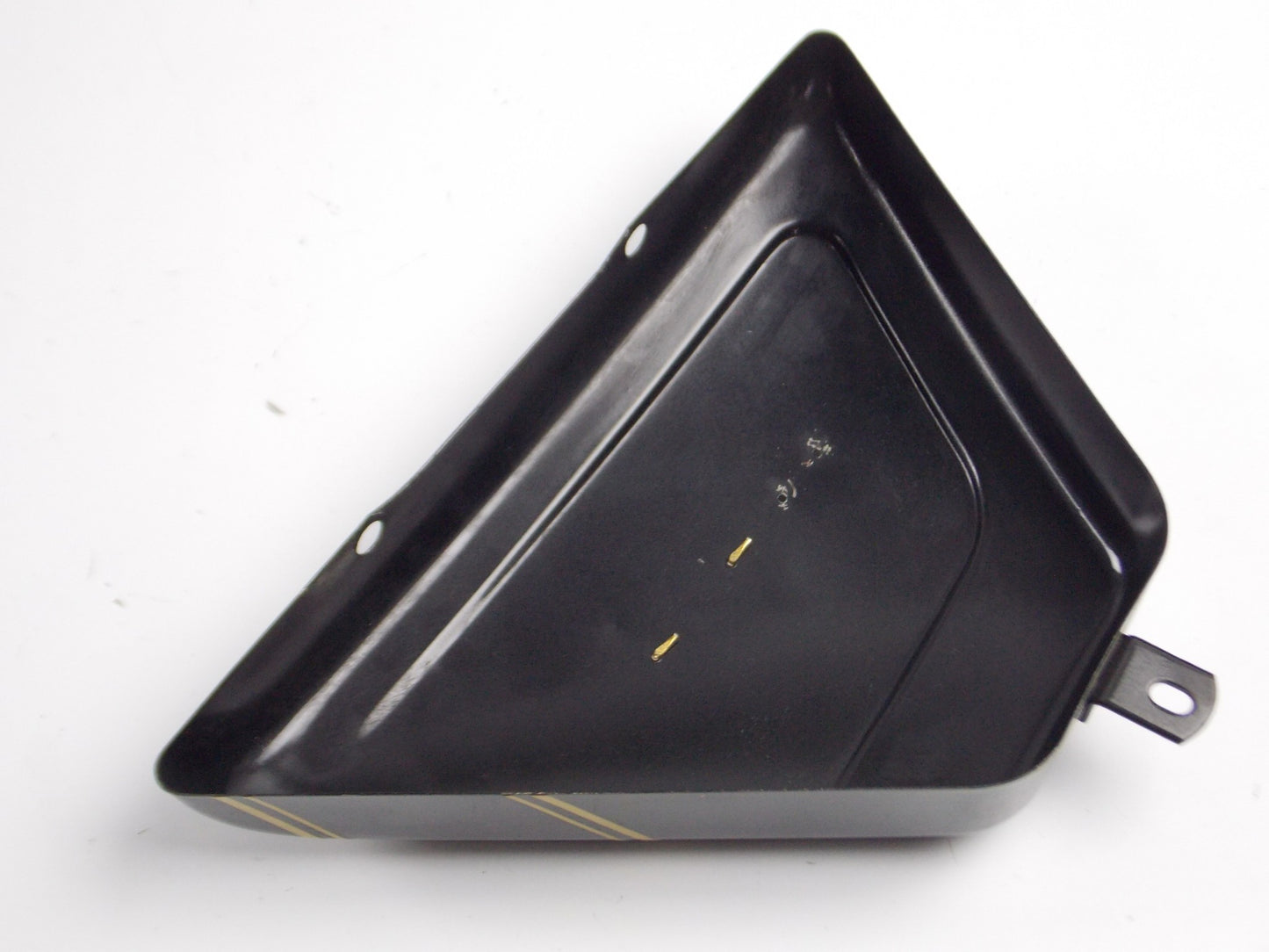 NOS OEM LAVERDA LZ 125 175 LH FRAME SIDE COVER PANEL BLACK 61 706 050 61706050 - MotoRaider