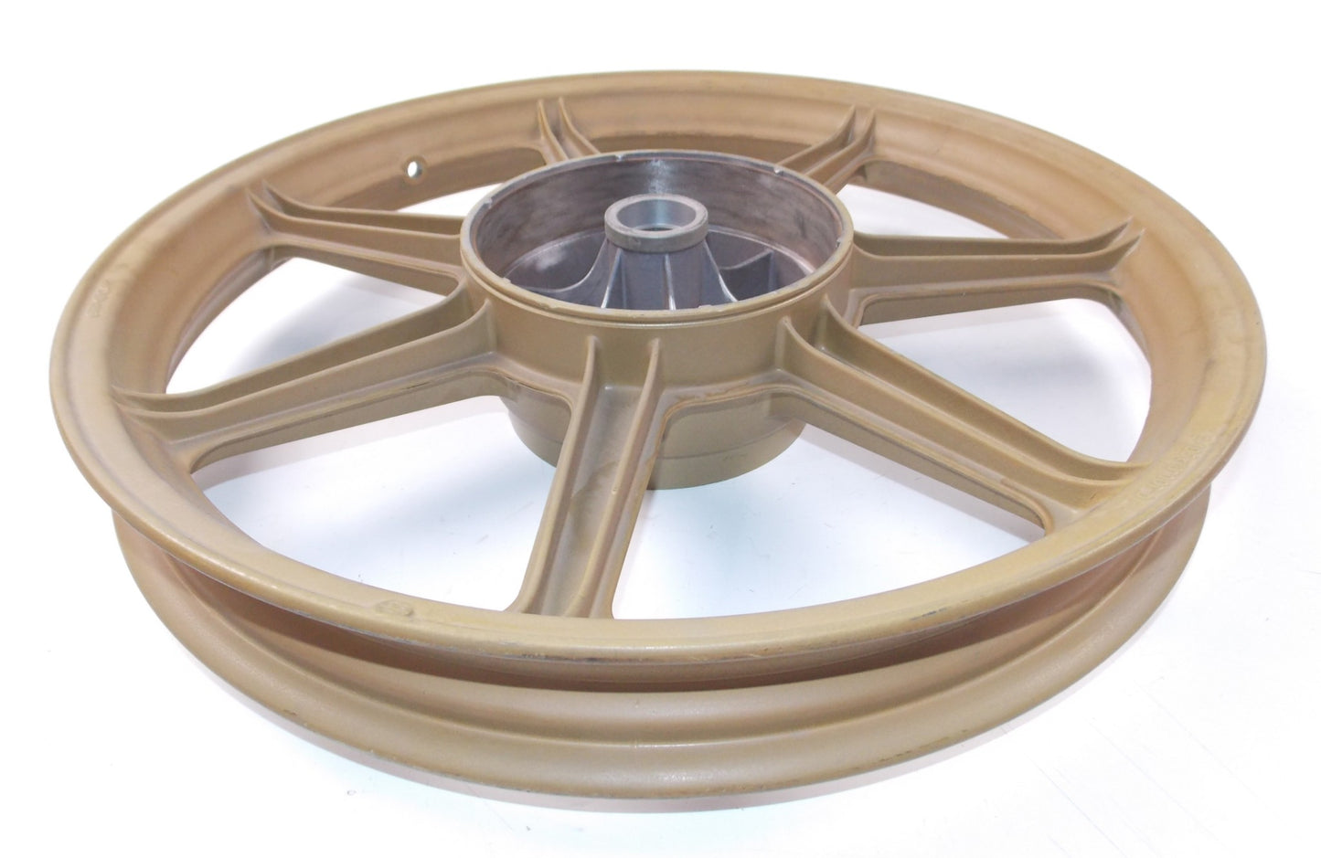 GRIMECA 7 RAZZE REAR WHEEL RIM DOT-D GOLDEN 7 SPOKES 1.85 x 18" LAVERDA CAGIVA - MotoRaider