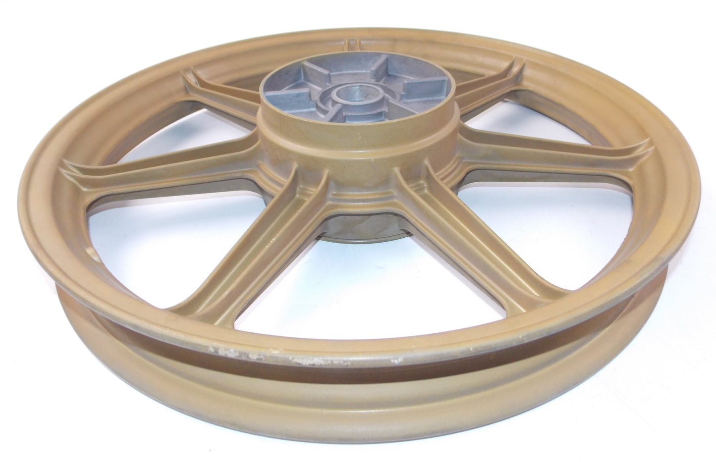 GRIMECA 7 RAZZE REAR WHEEL RIM DOT-D GOLDEN 7 SPOKES 1.85 x 18" LAVERDA CAGIVA - MotoRaider
