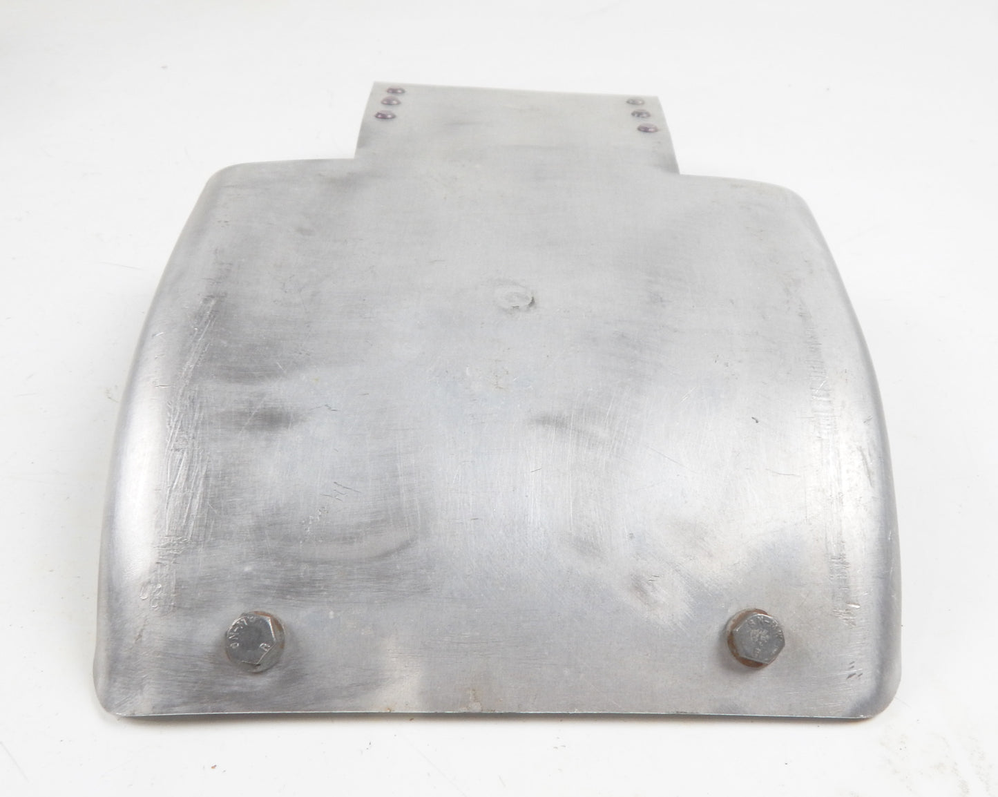 VINTAGE MOTORCYCLE ENGINE FRAME PROTECTOR SKID PLATE 14"x9.5" ENDURO MOTOCROSS - MotoRaider
