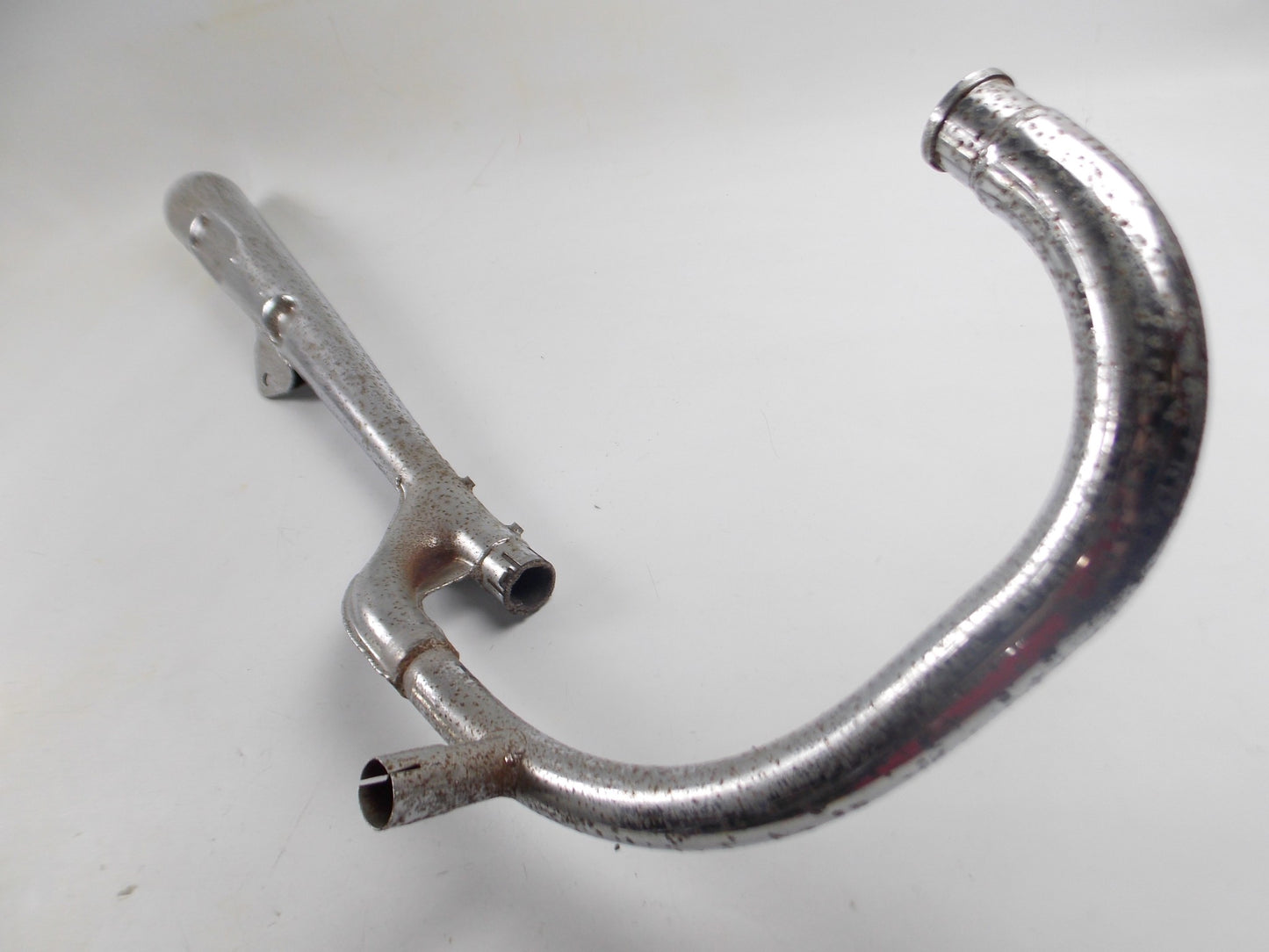 OEM SUZUKI 1977-79 GS550 GS500 MUFFLER EXHAUST SILENCER LEFT CHROME 14340-47100 - MotoRaider