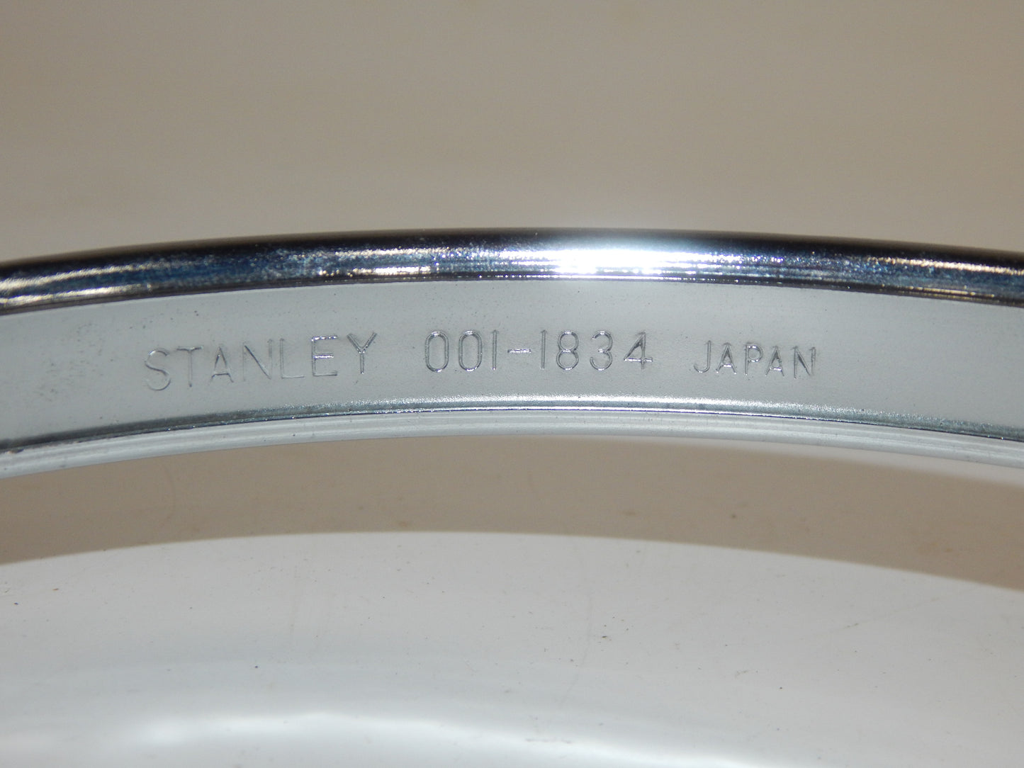 OEM KAWASAKI HEADLIGHT RIM BEZEL CHROME 001-1834 STANLEY VINTAGE MOTORCYCLE - MotoRaider