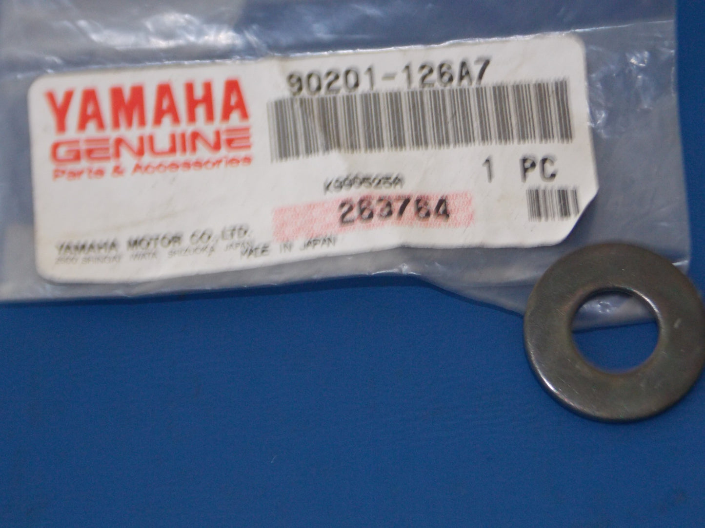 NOS YAMAHA 1981-2016 PW50 FZR1000 YFA1 YFM350 TW200 WASHER PLATE # 90201-126A7 - MotoRaider