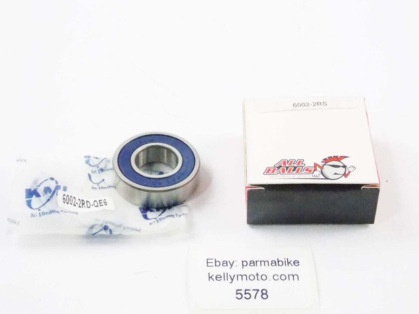 ALL BALL BEARING 15x32x9 DEEP GROOVE SEALED BALL BEARING 6002-2RS | 6002-2RD-QE6 - MotoRaider
