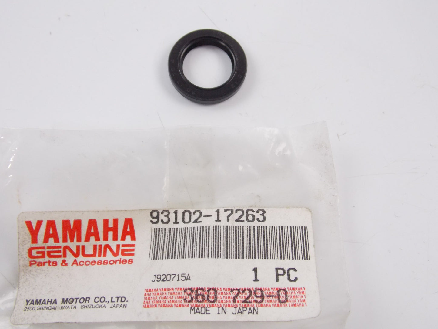 NOS 1982-2018 YAMAHA YZ490/250 XT125/200/350 BW200 OIL SEAL 93102-17263 - MotoRaider