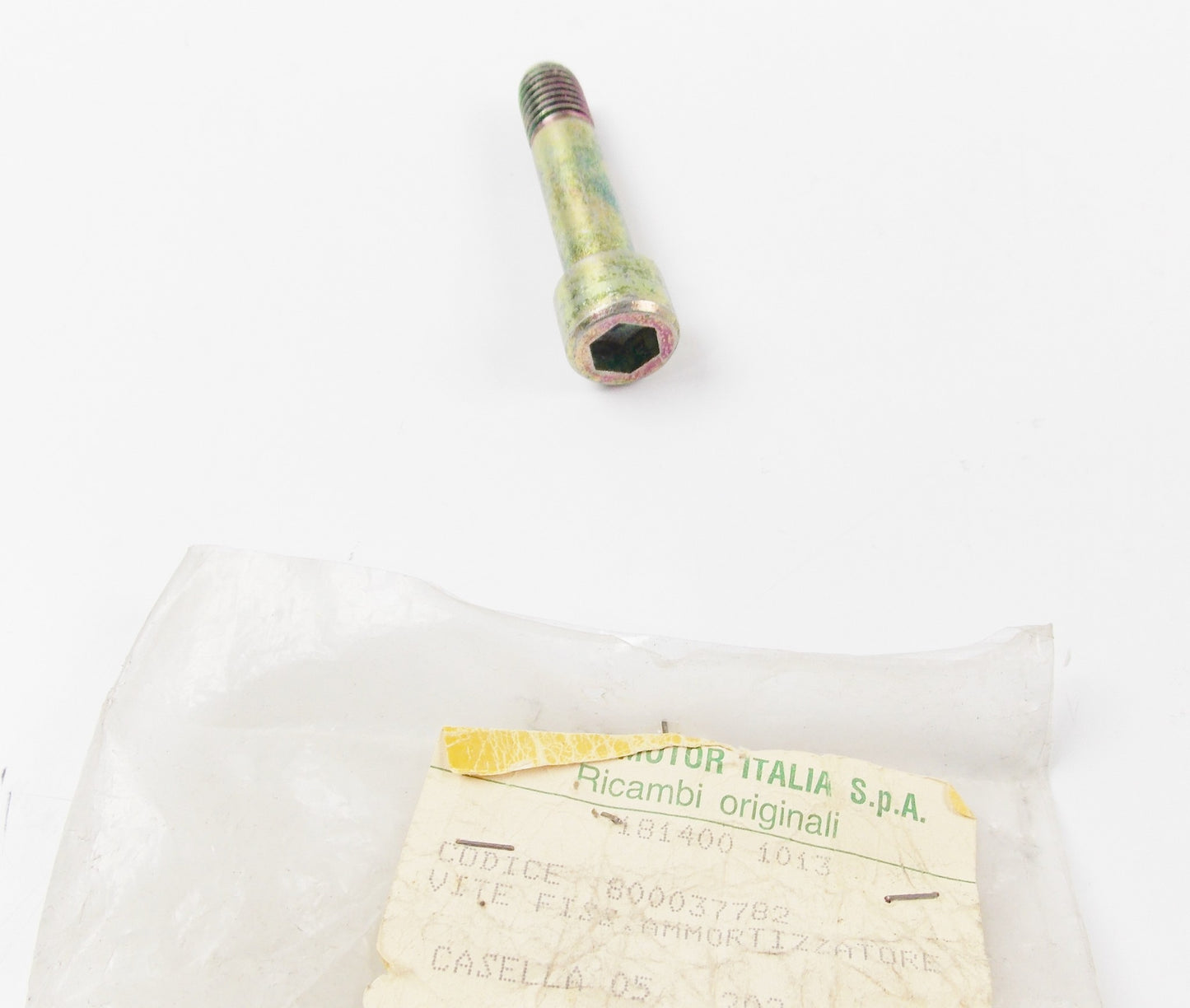 NOS OEM CAGIVA WMX 125/3 SWING ARM SCREW 800037782 - MotoRaider