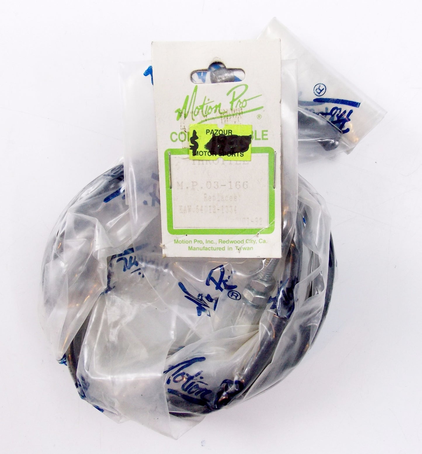 NOS MOTION PRO THROTTLE CABLE KAWASAKI 1993-1997 NINJA 500|R 03-166 / 54012-1334 - MotoRaider