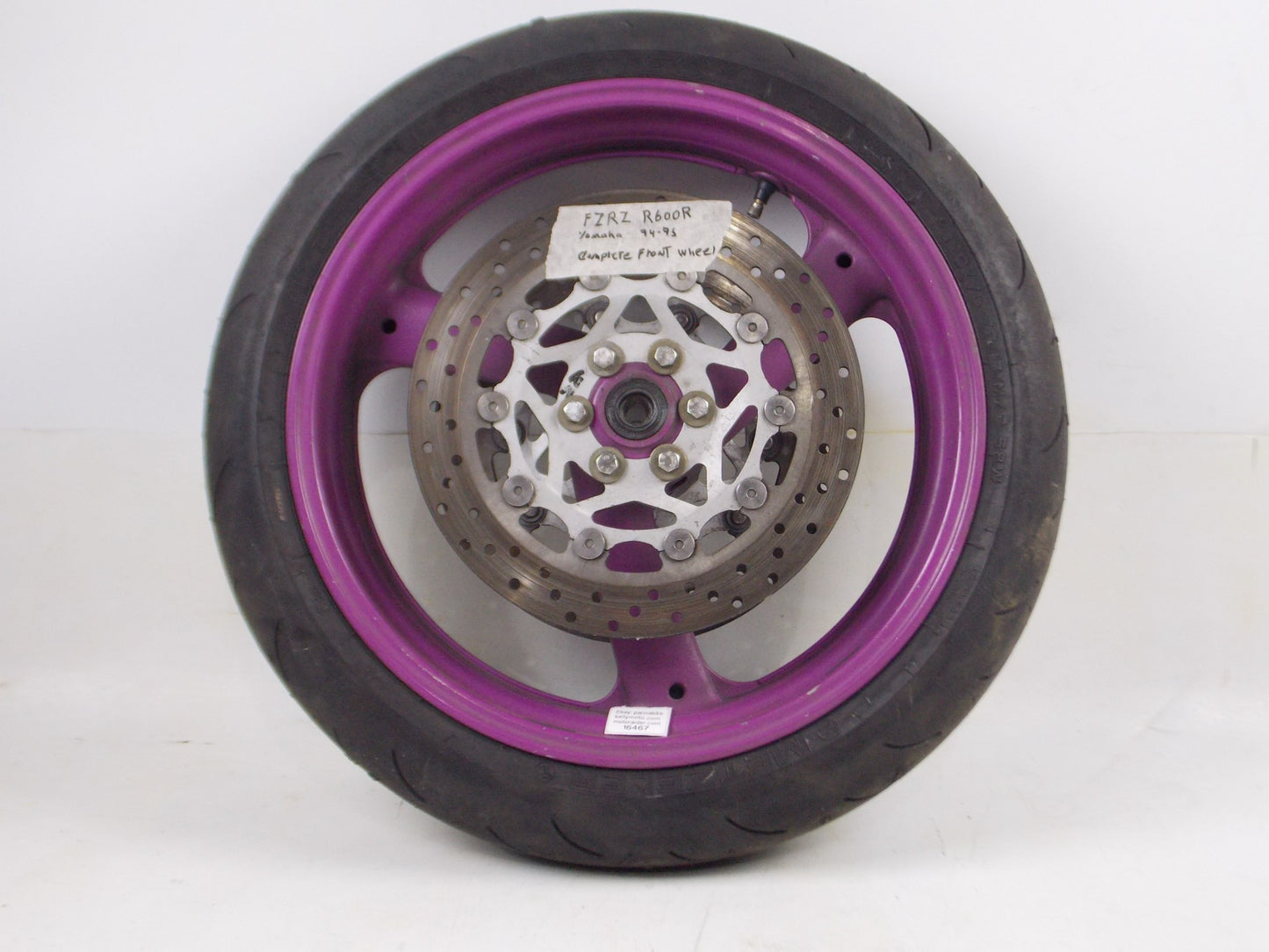 1994-1995 FZR 600R YAMAHA 17" FRONT WHEEL ALLOY DISC BRAKE ROTORS VINTAGE JAPAN - MotoRaider