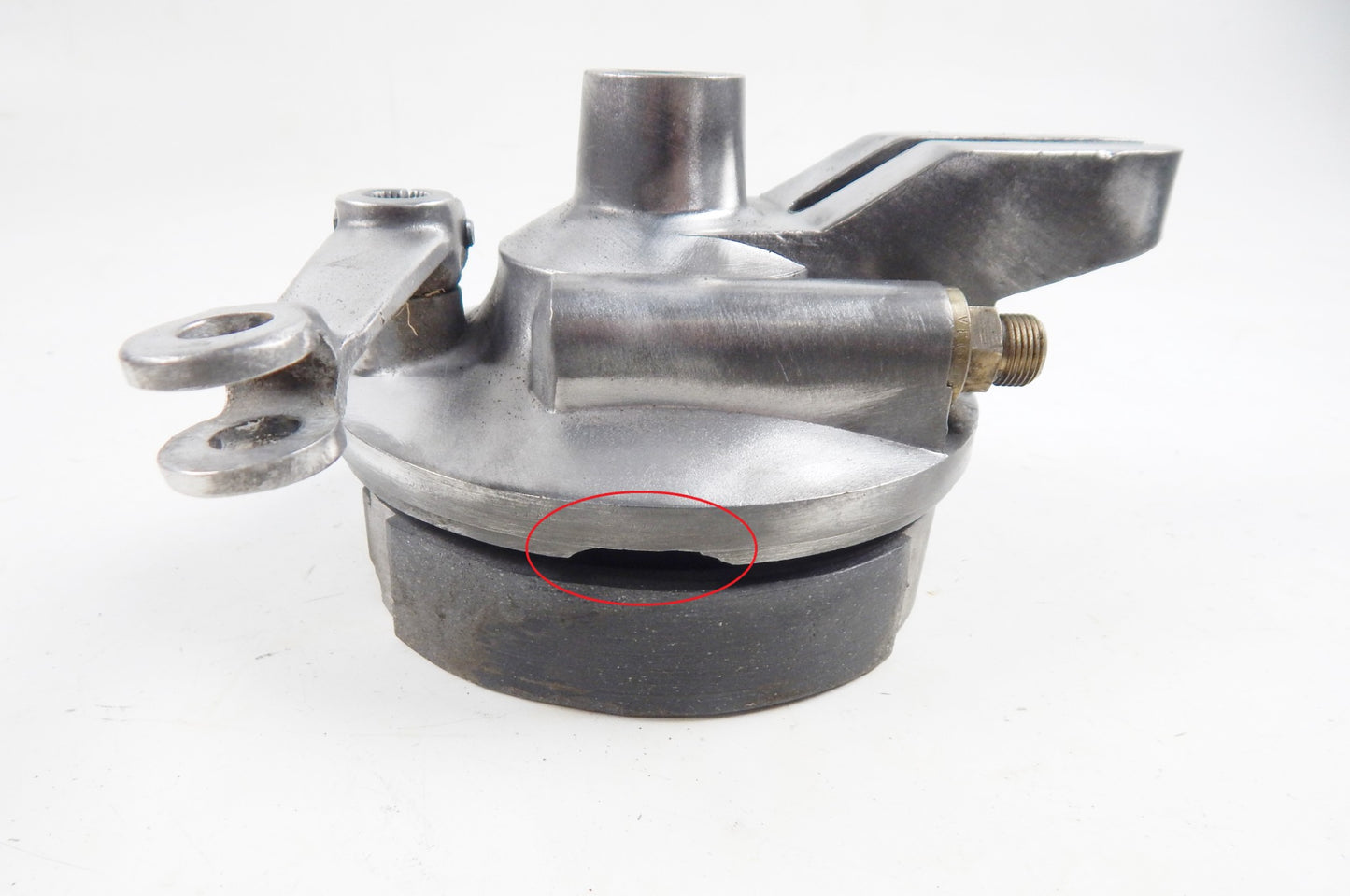 1970 GILERA 125 GIUBILEO REAR WHEEL HUB BRAKE PLATE SHOES VINTAGE ITALY - MotoRaider