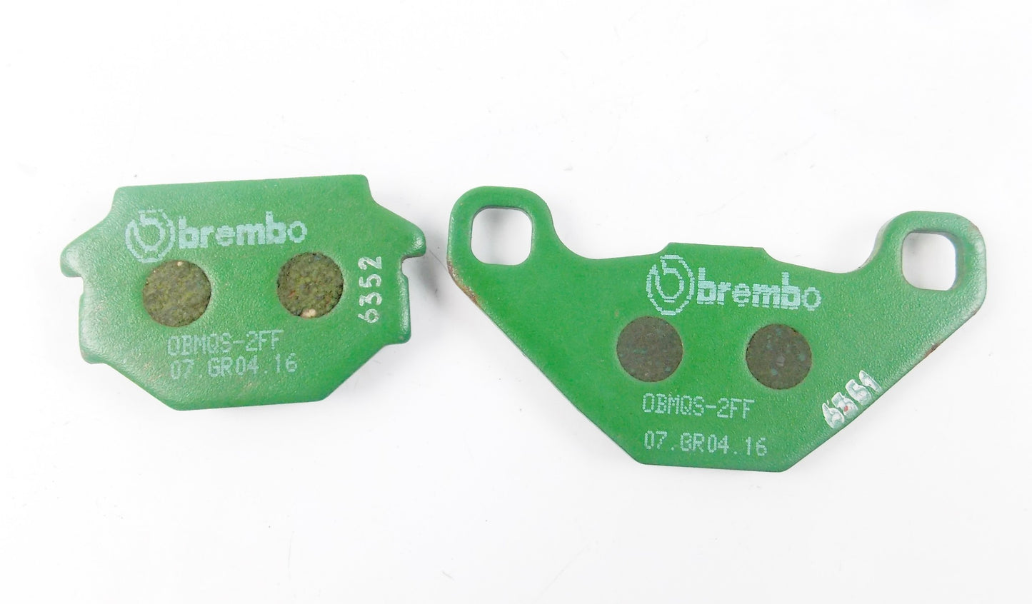 BREMBO APRILIA PEGASO RX MX SX LTA500 BRAKE PADS FRONT REAR 07.GR04.16 - MotoRaider