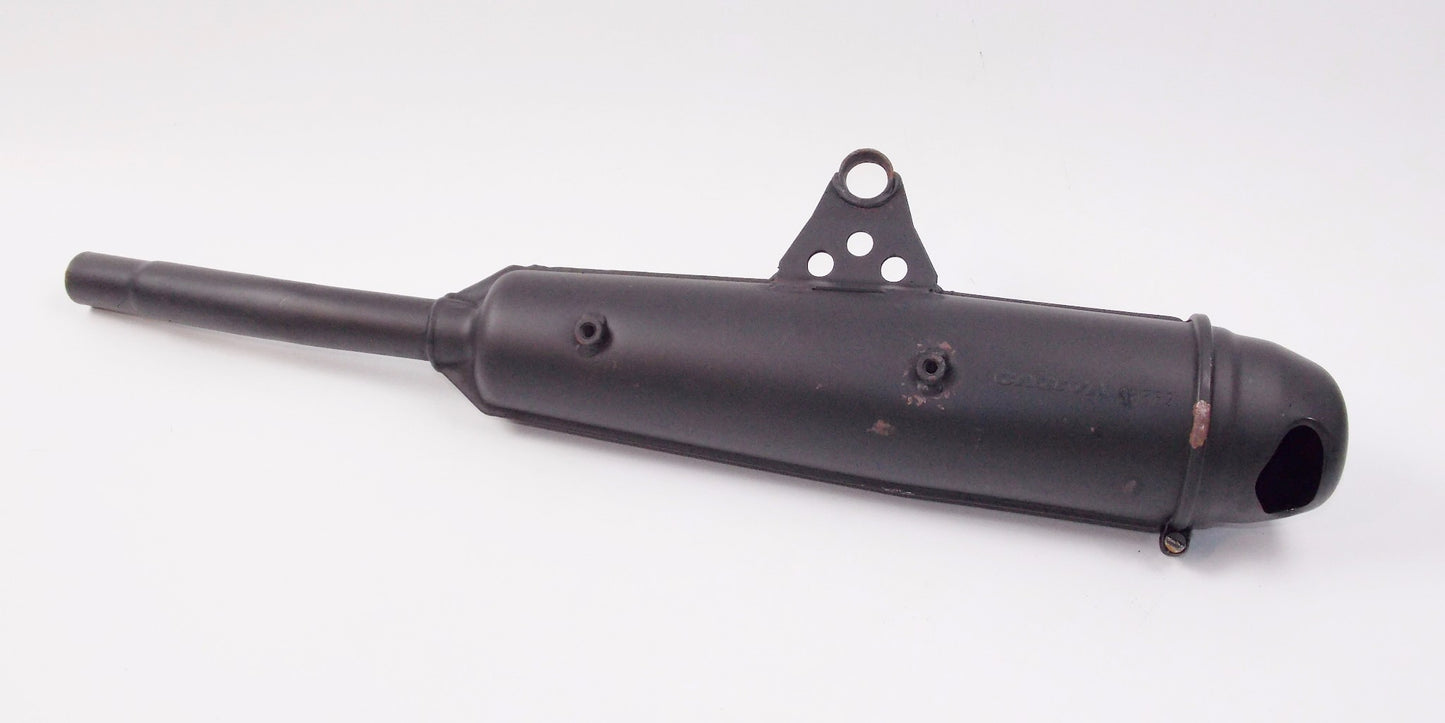 NOS OEM CAGIVA ALETTA ROSSA 125 ELEFANT 125 EXHAUST MUFFLER SILENCER 39399 - MotoRaider