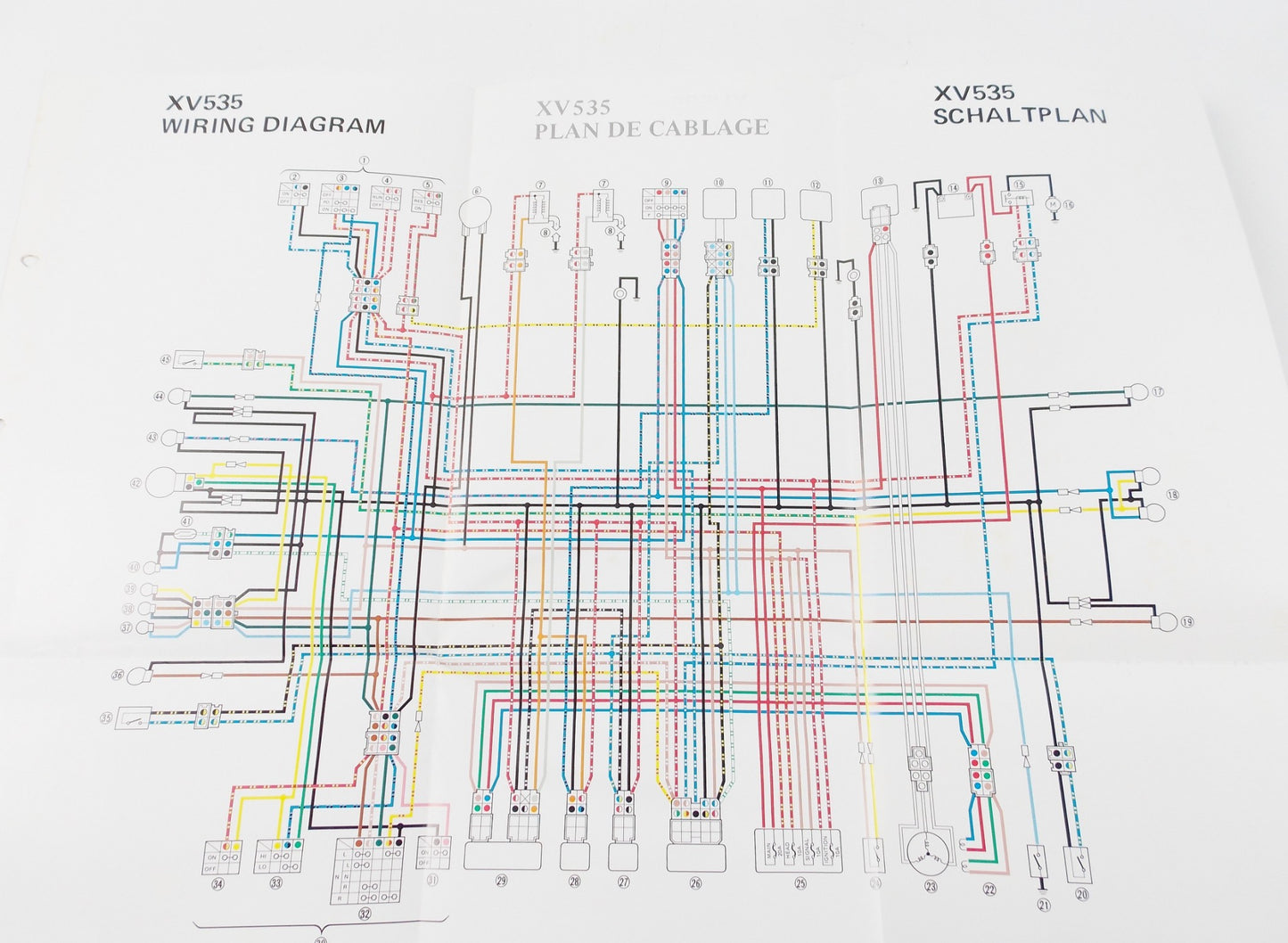 OEM 1989 YAMAHA XV535 SERVICE INFORMATION BOOKLET MANUAL 2YL-SE2 - MotoRaider