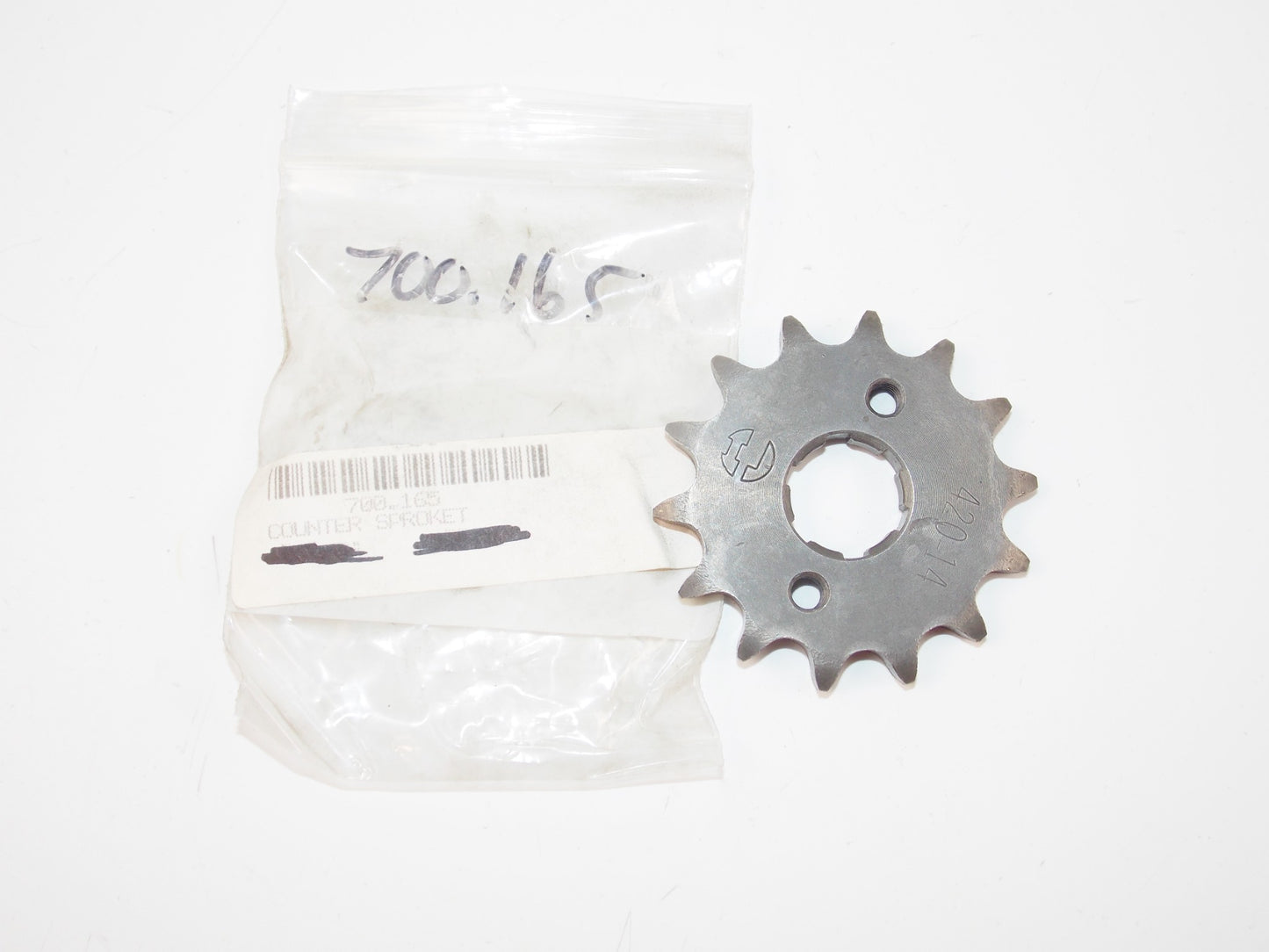 NOS OEM E-TON ATV FRONT COUNTER SPROCKET 14 TOOTH 700.165 - MotoRaider