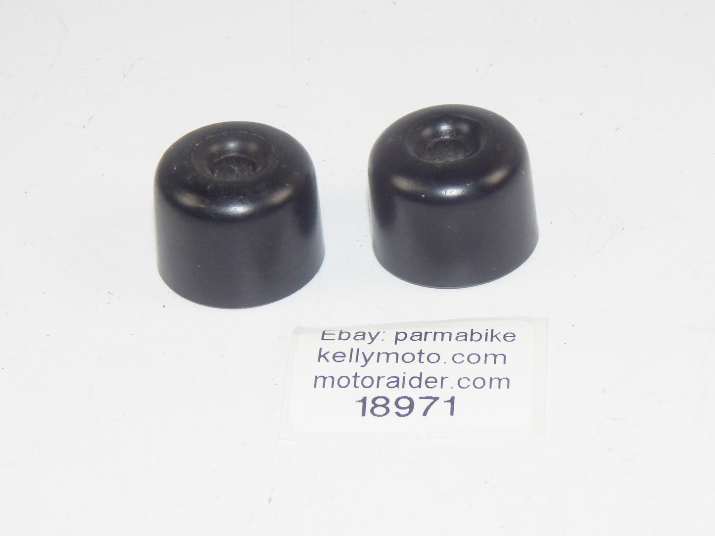 1pr YAMAHA HANDLEBAR GRIPS END WEIGHT TT XT RT FJ FZ DT TZ D=27mm VINTAGE - MotoRaider