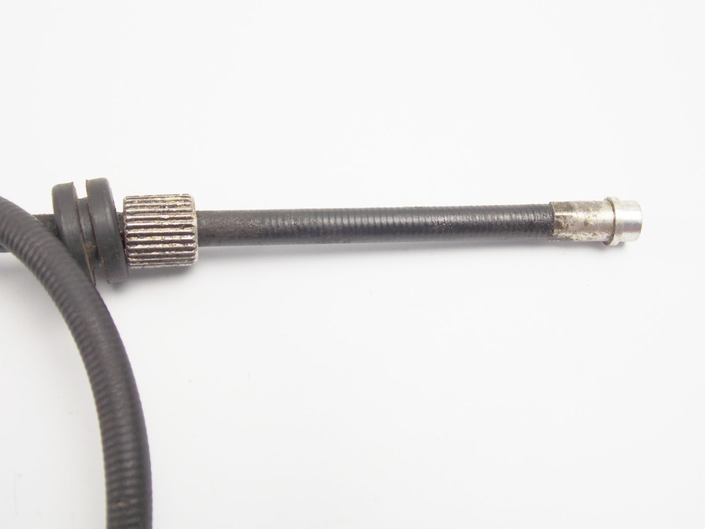 1986 CAGIVA 125 ELEFANTRE BLACK VINYL TACHOMETER CABLE ELEFANT-3 - MotoRaider